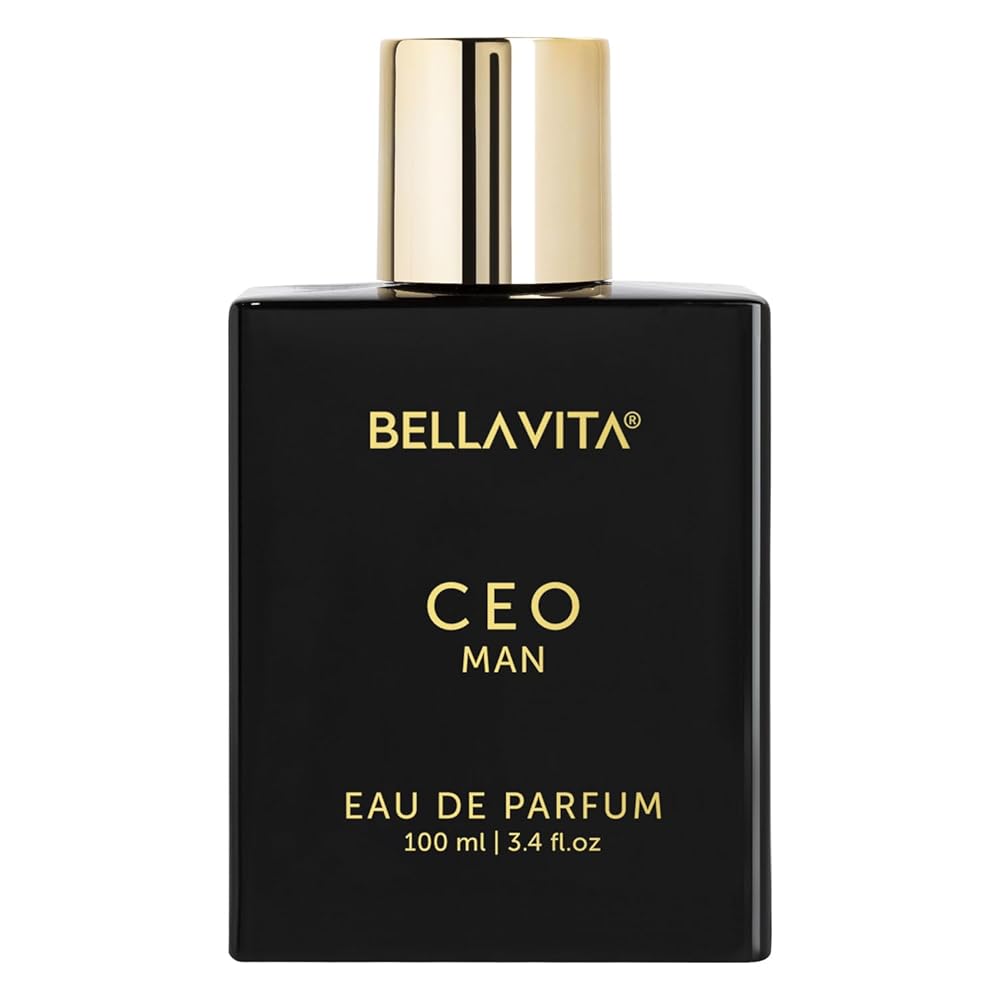 Bella Vita Luxury CEO MAN Long Lasting Perfume for Men | EDP 100ml | Lemon, Lavender, Tonka, Mandarin & Vetiver | Woody, Citrus Premium Fragrance | Ideal for Every Moment
