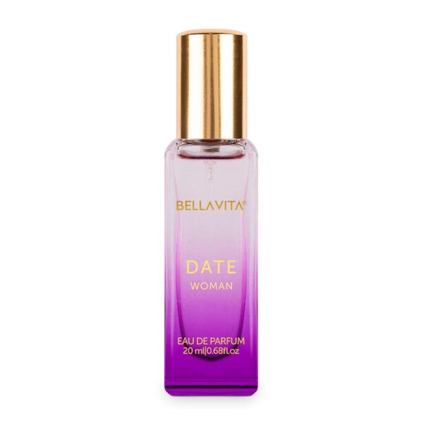 Bella Vita Luxury Date Woman | Long Lasting EDP 20ml | with Pink Pepper, Jasmine & Vanilla | Floral & Fruity Premium Perfume for Women | Fragrance You’ll Love