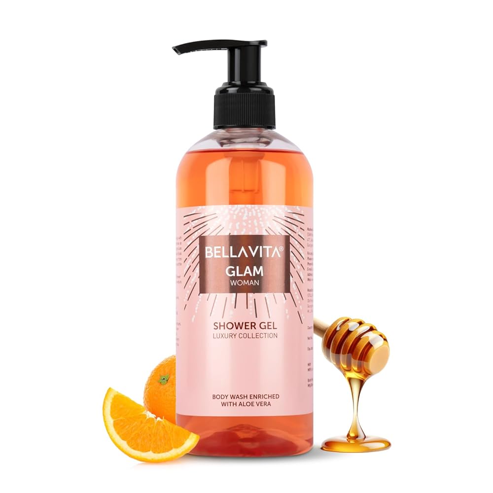 Bella Vita Luxury Glam Woman Body Wash Shower Gel for Women | 500ml | Deep Cleansing, Hydrating & Moisturising with Aloe Vera Extract | Softer, Smoother Skin | Suitable for All...