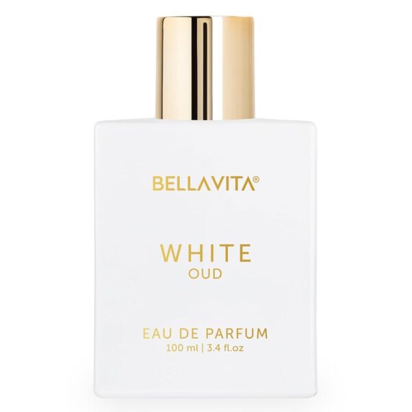 Bella Vita Luxury White Oud Eau De Parfum Unisex Perfume for Men & Women with Orange, Fressia & Tobacco|Woody Long Lasting EDP Fragrance Scent, 100 Ml