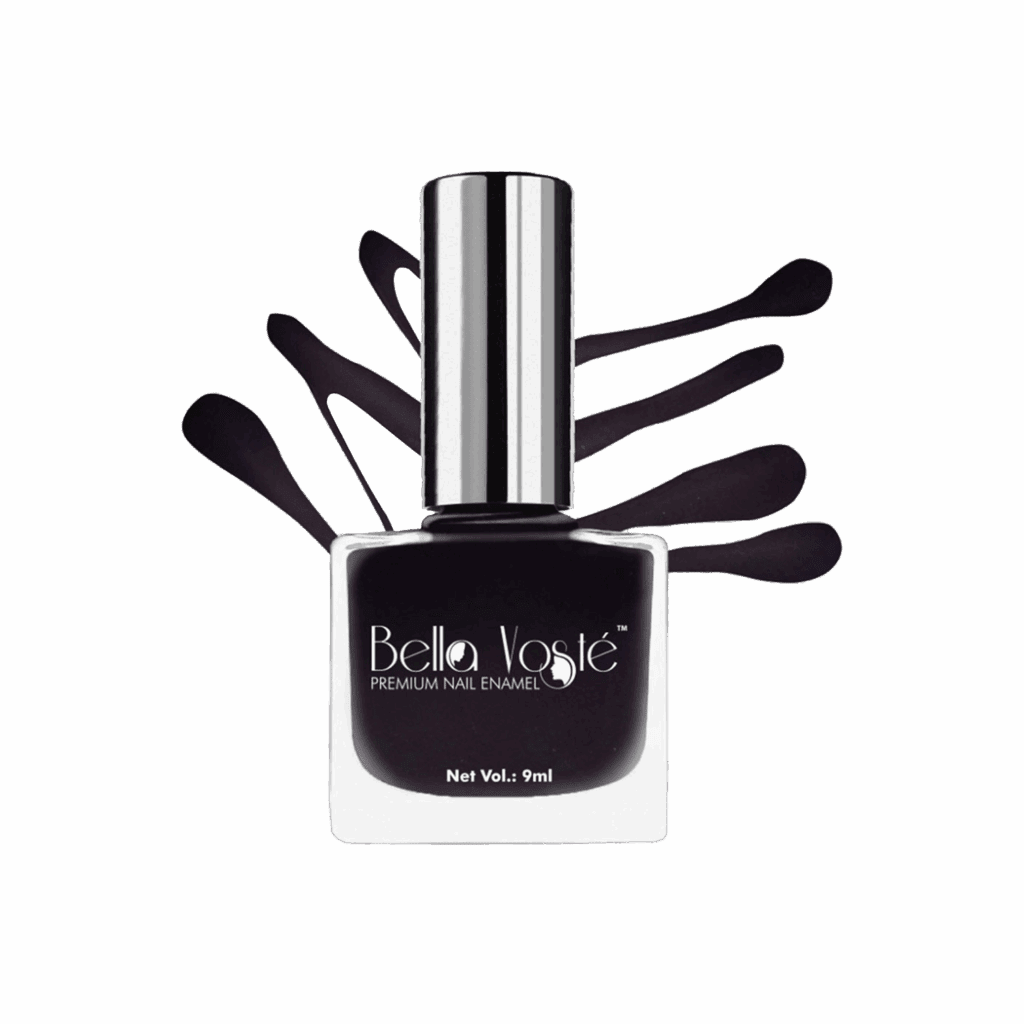 Bella Voste Gel-Shine Nail Paints - Black Cherry(39) (9ml) - Bella Voste