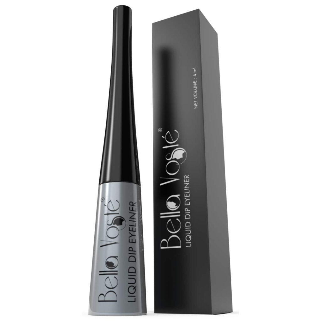Bella Voste Liquid Dip Eyeliner - Silken Silver 06 (4ml) - Bella Voste