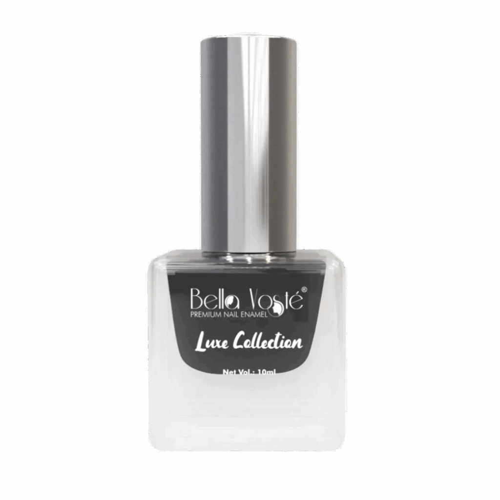 Bella Voste Luxe Ultimate Black Nail Polish - Shade 261 (10ml) - Bella Voste
