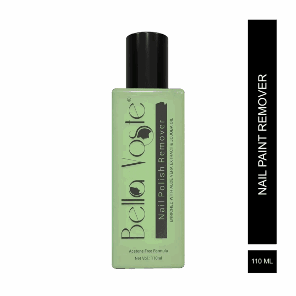 Bella Voste Nail Paint Remover Enriched with ALOE VERA EXTRACT & JOJOBA Oil, Acetone Free AQUA (110ml) - Bella Voste