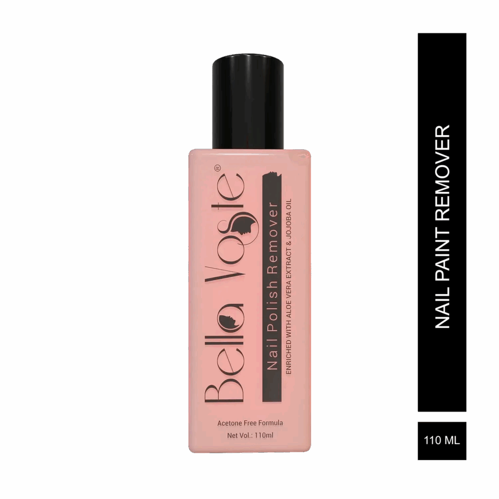 Bella Voste Nail Paint Remover Enriched with ALOE VERA EXTRACT & JOJOBA Oil, Acetone Free SPA (02) (110ml) - Bella Voste