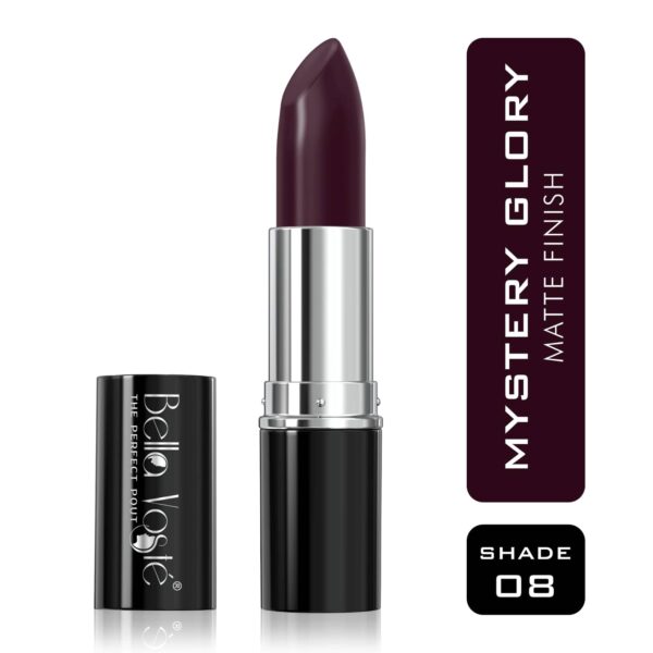 Bella Voste Sheer Creme Lust Lipstick Mystery Glory (08) (4.2gm) - Bella Voste