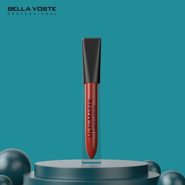 Bella Voste Ulti-Matte Liquid Lipstick Electric Red (12) (3.7ml) - Bella Voste