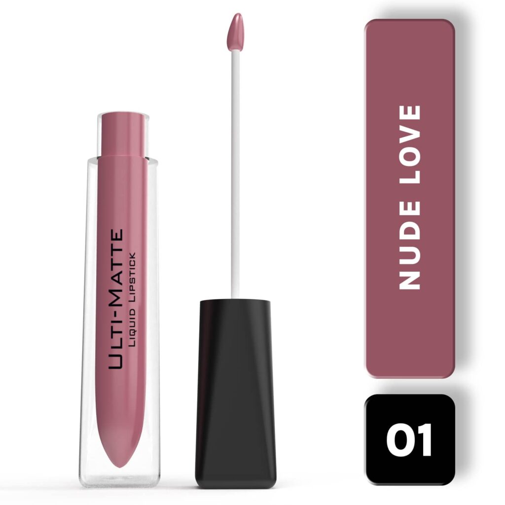 Bella Voste Ulti-Matte Liquid Lipstick Nude Love (01) (3.7ml) - Bella Voste