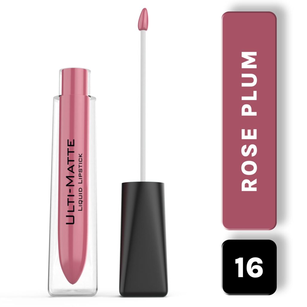 Bella Voste Ulti-Matte Liquid Lipstick Rose Plum (16) (3.7ml) - Bella Voste