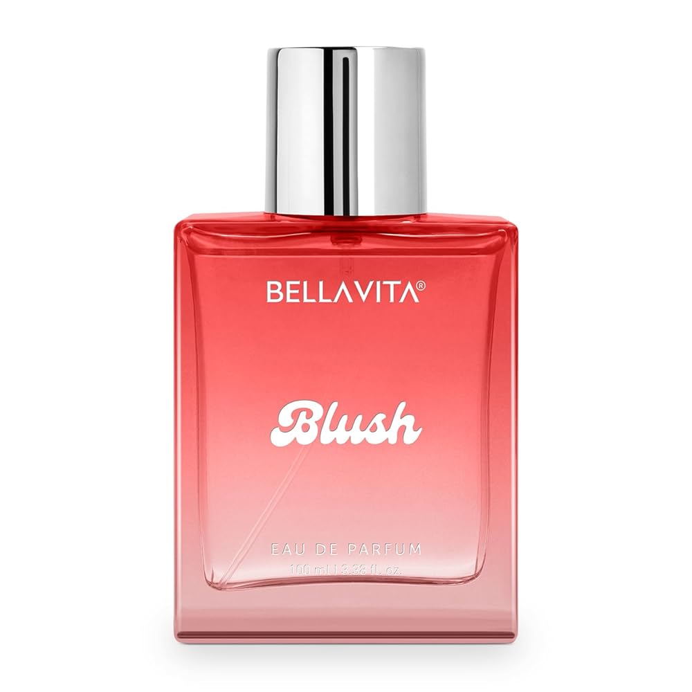 BELLAVITA Blush EDP 100ml | Long Lasting Perfume for Woman | Red Fruits, Moss, Vanilla and Sandalwood | Musky, Fruity and Woody Fragrance Perfume for Women
