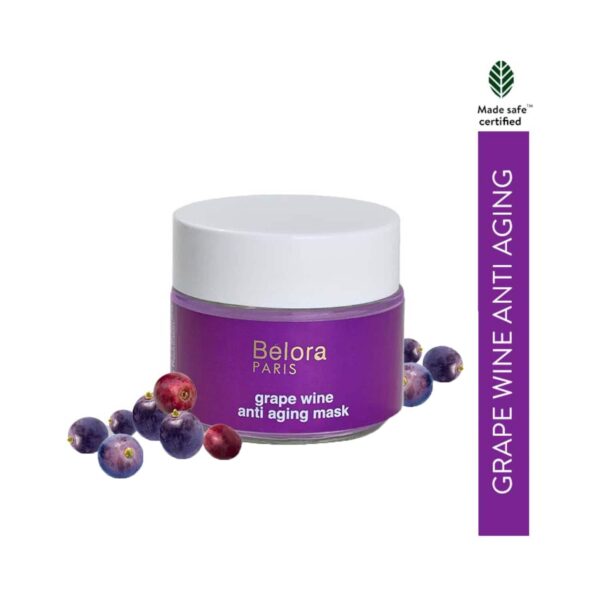 Belora Paris Grape Wine Anti Ageing Face Mask (100g) - Belora Paris