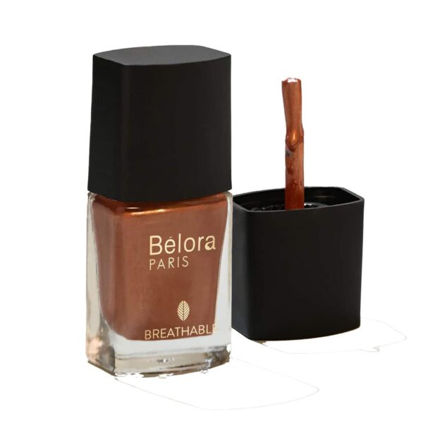 Belora Paris Long Stay & Breathable Nail Polish - 24 Met Bronze (8ml) - Belora Paris