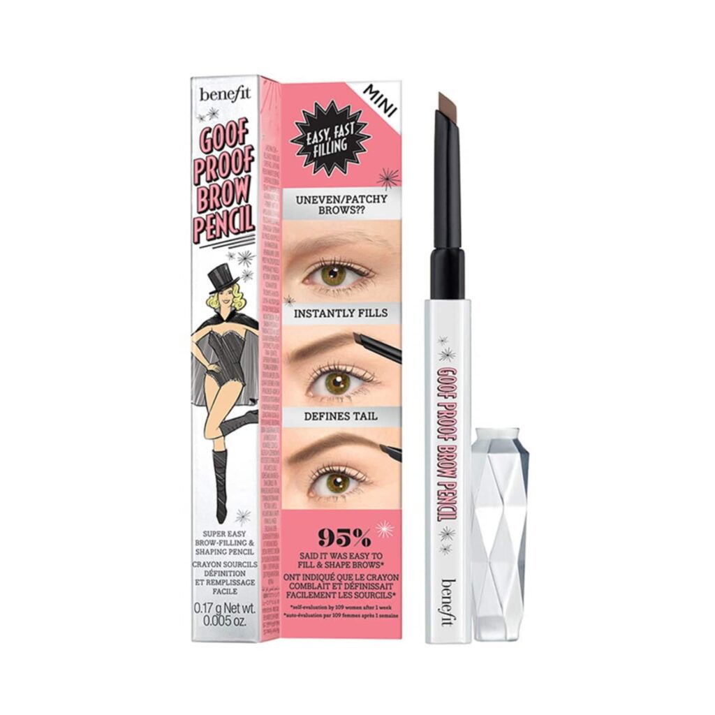 Benefit Cosmetics Goof Proof Eyebrow Pencil Mini - 02 Warm Golden Blonde (0.17g) - Benefit Cosmetics