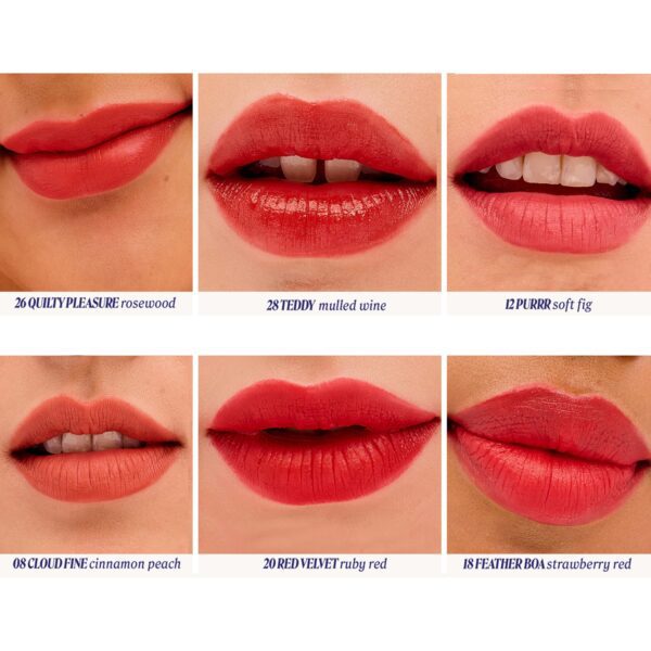 Benefit Cosmetics Plushtint Moisturizing Matte Lip Tint - 16 Fuzzy Slippers Strawberry Red (6 ml) - Benefit Cosmetics