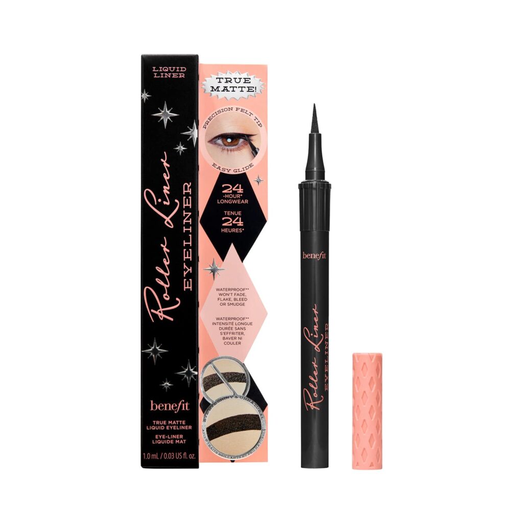 Benefit Cosmetics Roller Liner Matte Liquid Eyeliner - Black (1ml) - Benefit Cosmetics