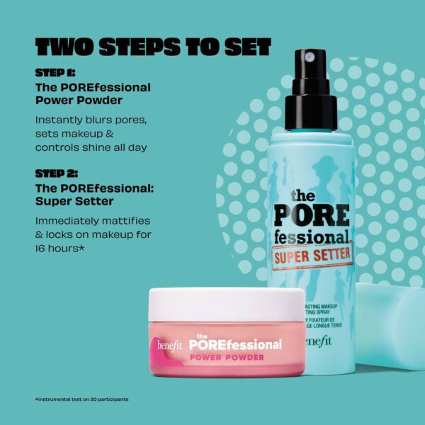 Benefit Cosmetics The Porefessional Set Up Setting Spray and Powder Duo - Multicolor - Benefit Cosmetics