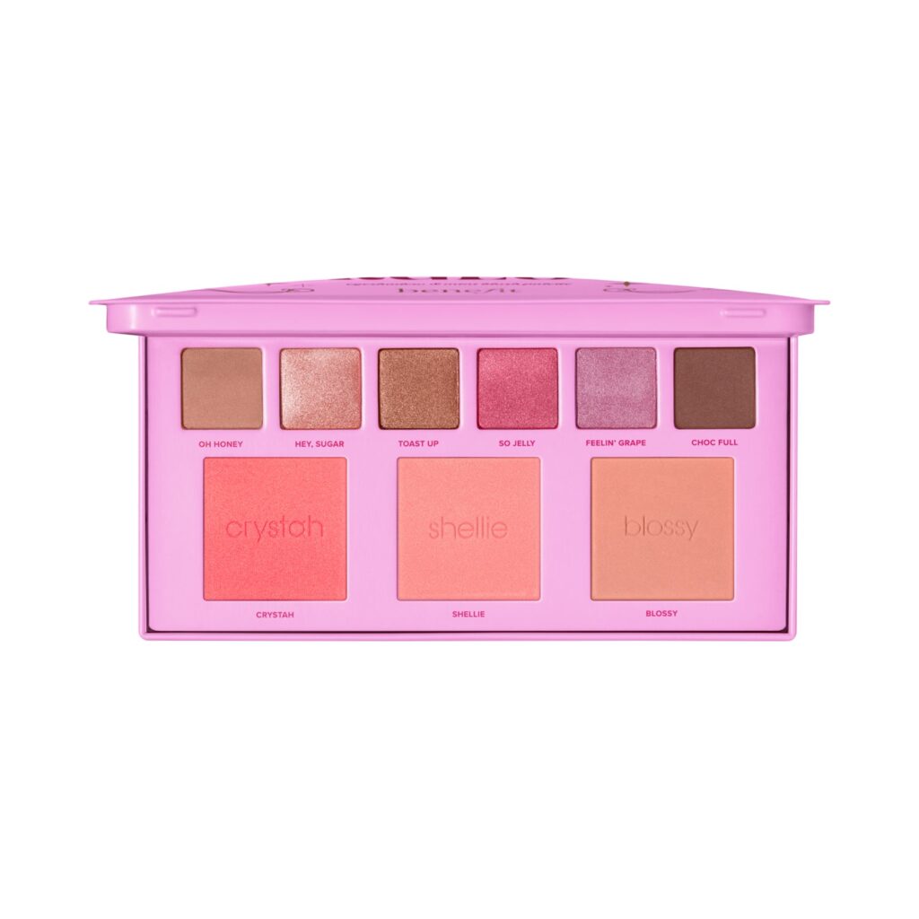 Benefit Cosmetics Treat Yourself, Gorgeous Eyeshadow And Mini Blush Palette (13.5 g) - Benefit Cosmetics