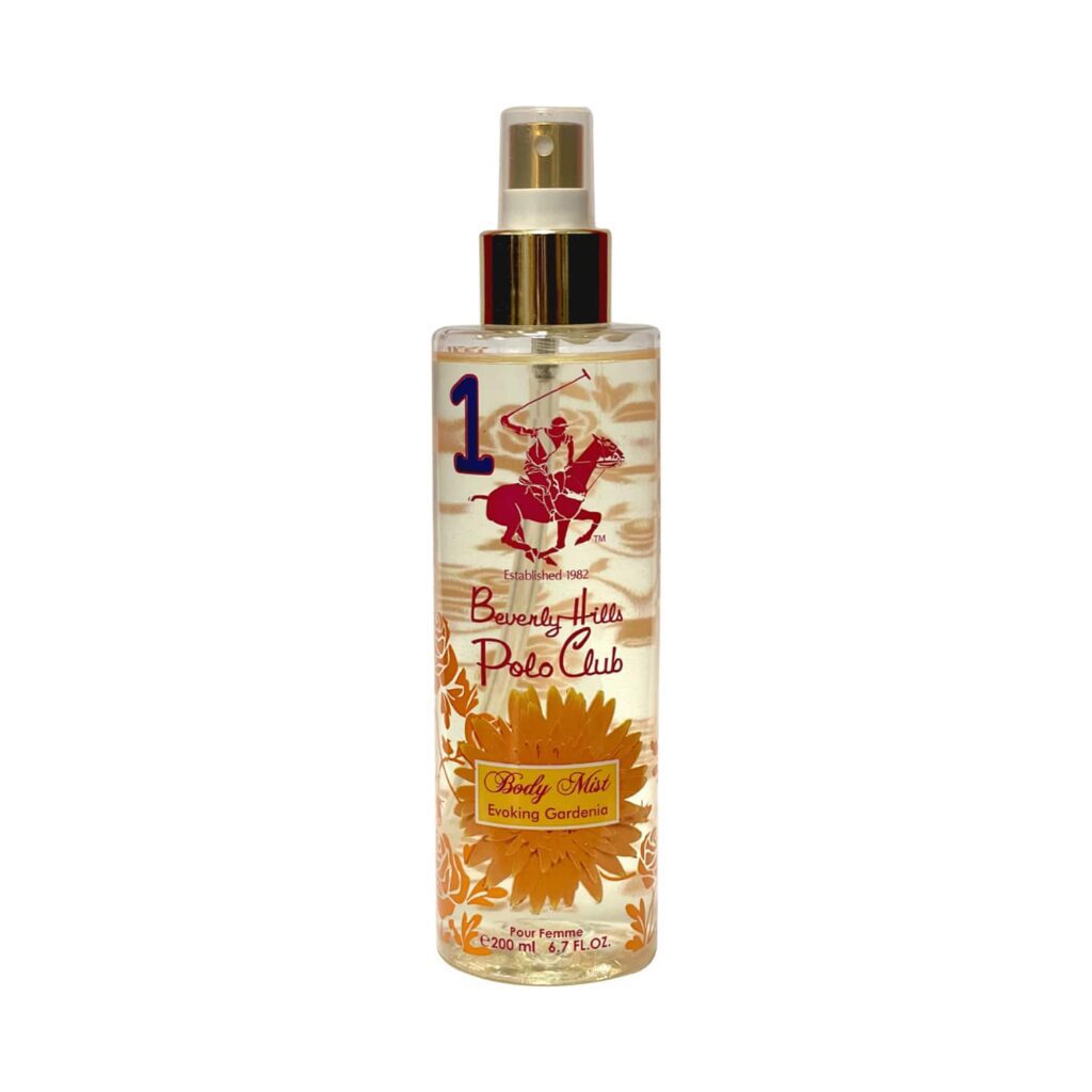 BEVERLY HILLS POLO CLUB No.1 Evoking Gardenia Premium Body Mist (200ml) - BEVERLY HILLS POLO CLUB