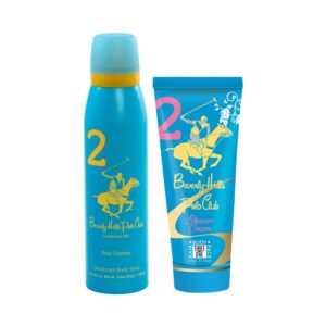 BEVERLY HILLS POLO CLUB No.2 Body Mist & Shower Cream Gift Set (2Pcs) - BEVERLY HILLS POLO CLUB