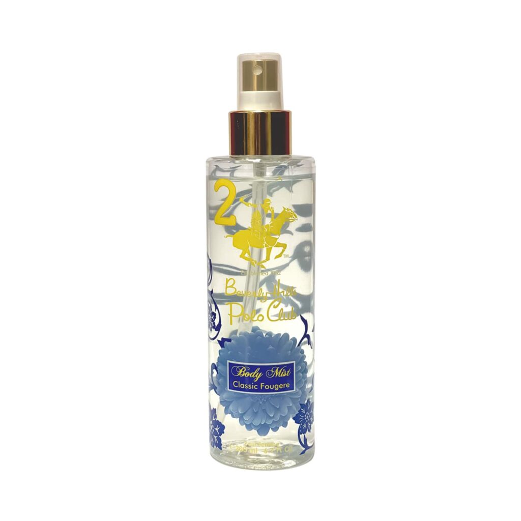 BEVERLY HILLS POLO CLUB No.2 Classic Fougere Premium Body Mist (200ml) - BEVERLY HILLS POLO CLUB