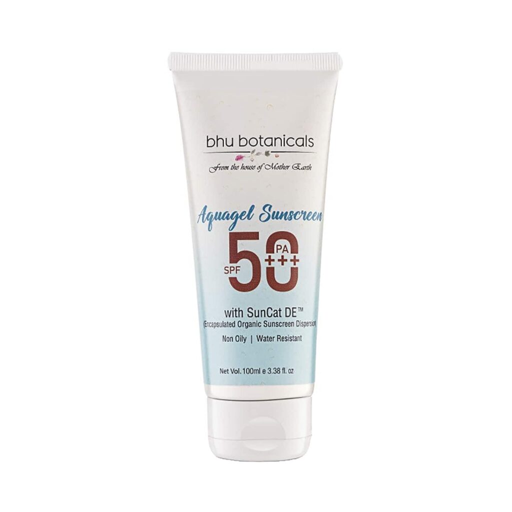 Bhu Botanicals Aquagel Sunscreen SPF 50 PA+++ (100ml) - Bhu Botanicals