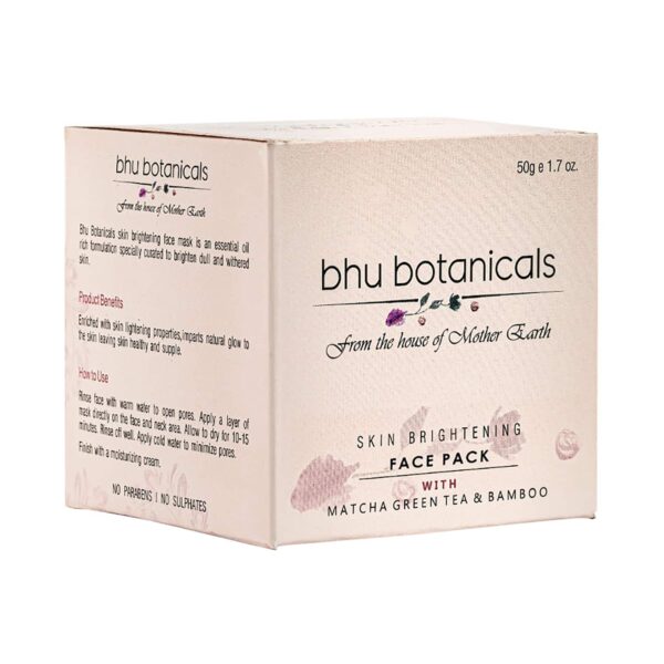 Bhu Botanicals Skin Brightening Face Pack (50g) - Bhu Botanicals