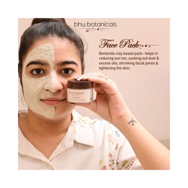 Bhu Botanicals Skin Brightening Face Pack (50g) - Bhu Botanicals