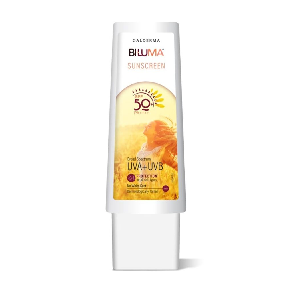 Bi-Luma Sunscreen| Spf 50+ & Pa++++|Brightening & Hydrating Sunscreen|Dermatologically Tested|Uva,Uvb,Visible Light, Blue Light & Pollution |Oily, Dry, Sensitive & Combination...