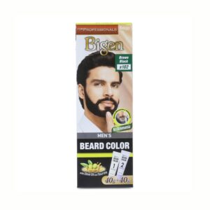 Bigen Men’s Beard Color - B102 Brown Black (40g + 40g) - Bigen