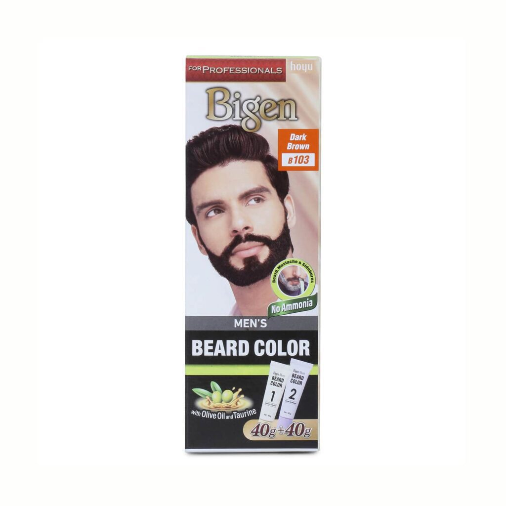 Bigen Men’s Beard Color - B103 Brown(40g + 40g) - Bigen