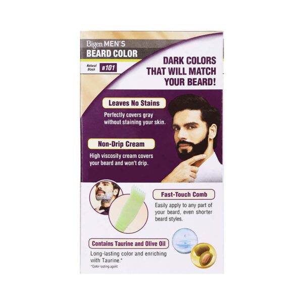 Bigen Men's Beard Color - B101 Natural Black (40g) - Bigen