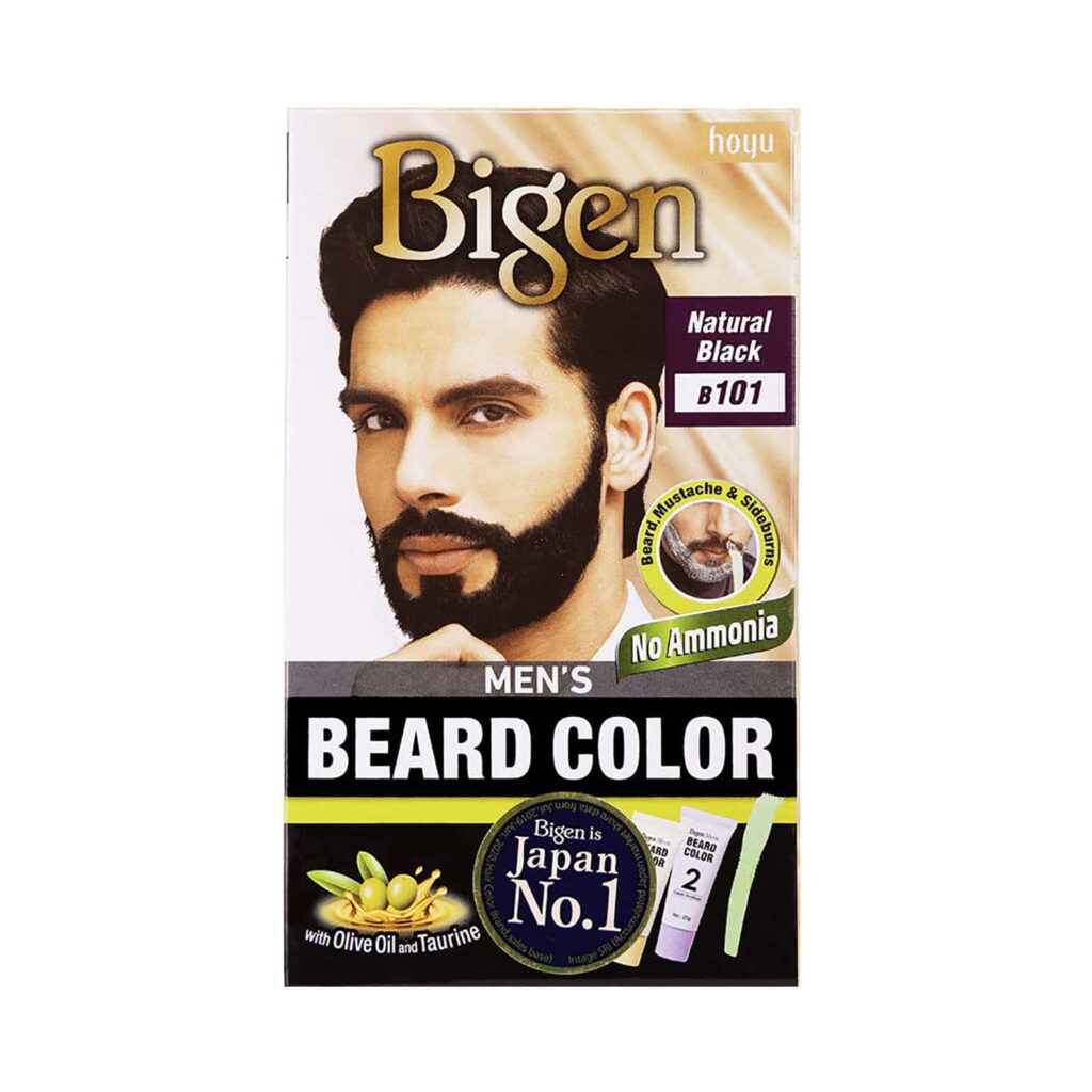 Bigen Men's Beard Color - B101 Natural Black (40g) - Bigen