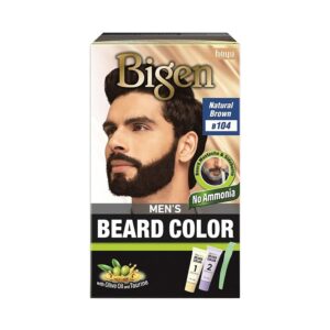 Bigen Men's Beard Color - B104 Natural Brown (40g) - Bigen