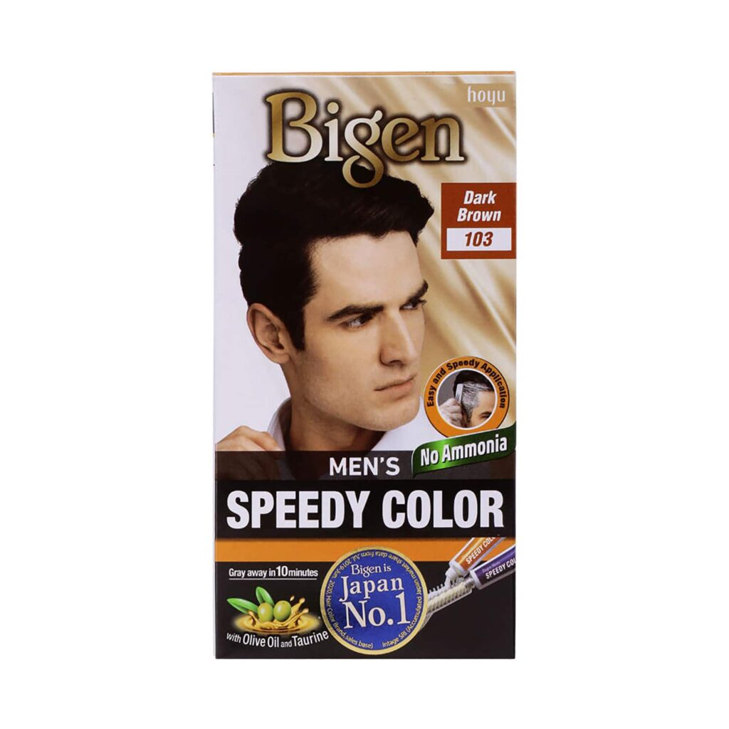 Bigen Men's Speedy Hair Color - 103 Dark Brown (80g) - Bigen