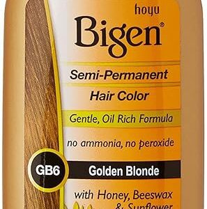 Bigen Semi Permanent Hair Color, Golden Blonde, 3.0 Ounce