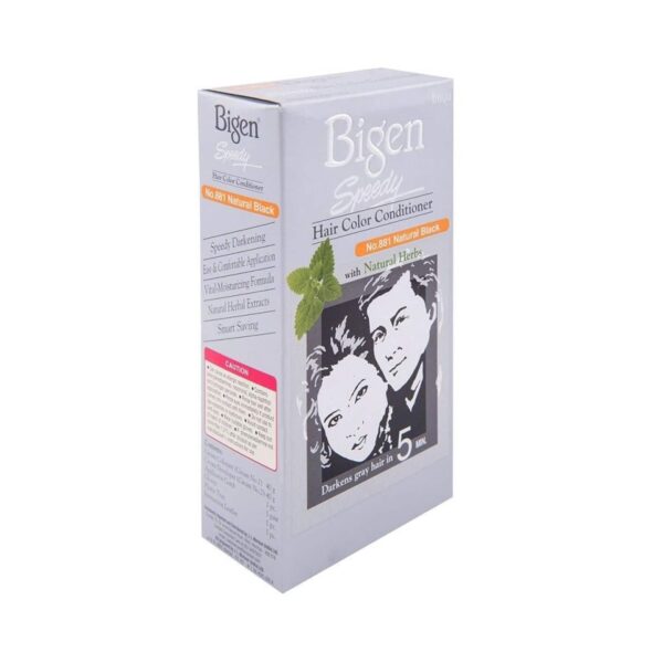 Bigen Speedy Hair Color - 881 Natural Black (80g) - Bigen