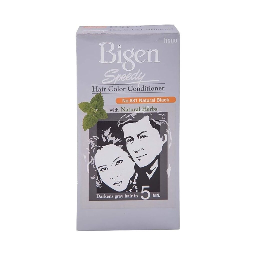 Bigen Speedy Hair Color - 881 Natural Black (80g) - Bigen