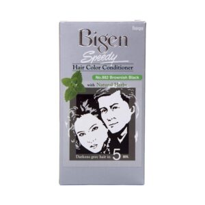 Bigen Speedy Hair Color - 882 Brownish Black (80g) - Bigen