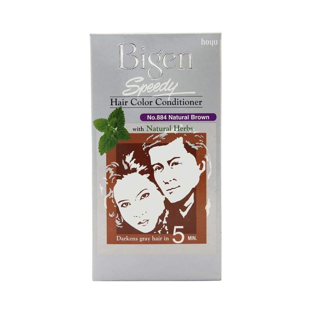 Bigen Speedy Hair Color - 884 Natural Brown (80g) - Bigen