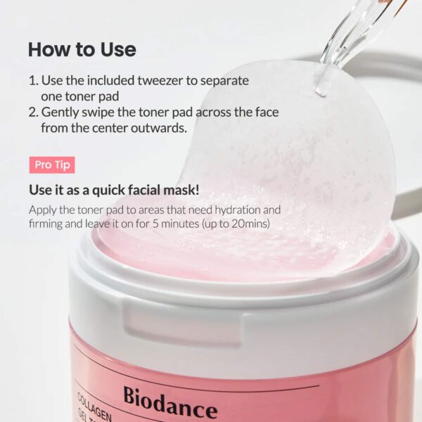 Biodance Collagen Gel Toner Pad (140 g) - Biodance