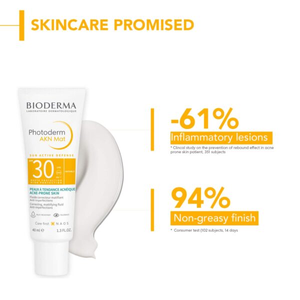 Bioderma Photoderm Akn Mat Sunscreen SPF 30 (40ml) - Bioderma