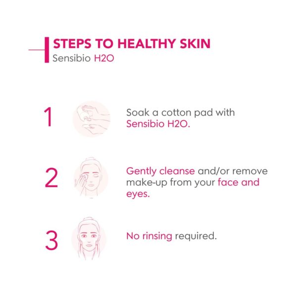 Bioderma Sensibio H2O Micellar Water Sensitive Skin Makeup Remover Pump Bottle (500ml) - Bioderma
