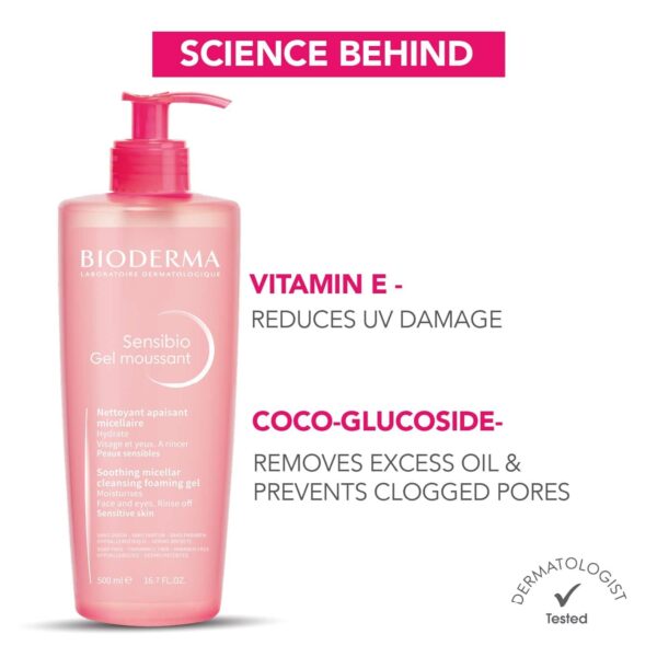 Bioderma SPF 100+ Sunscreen and Sensibio Micellar Gel - Protect and Cleanse Combo - Bioderma