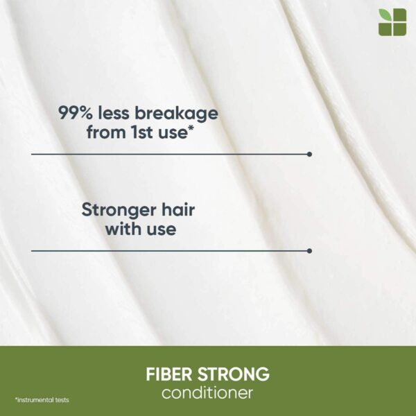 Biolage Fiberstrong Shampoo & Conditioner Combo, 12x Strength in Weak, Fragile Hair (400 ml + 196 g) - Biolage
