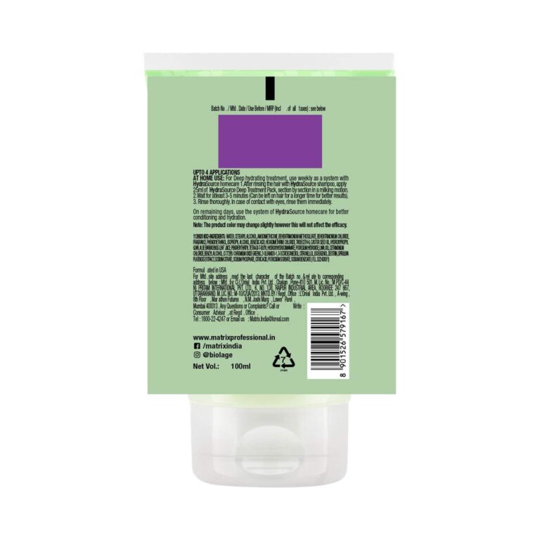 Biolage Hydrasource Deep Treatment Pack (100ml) - Biolage