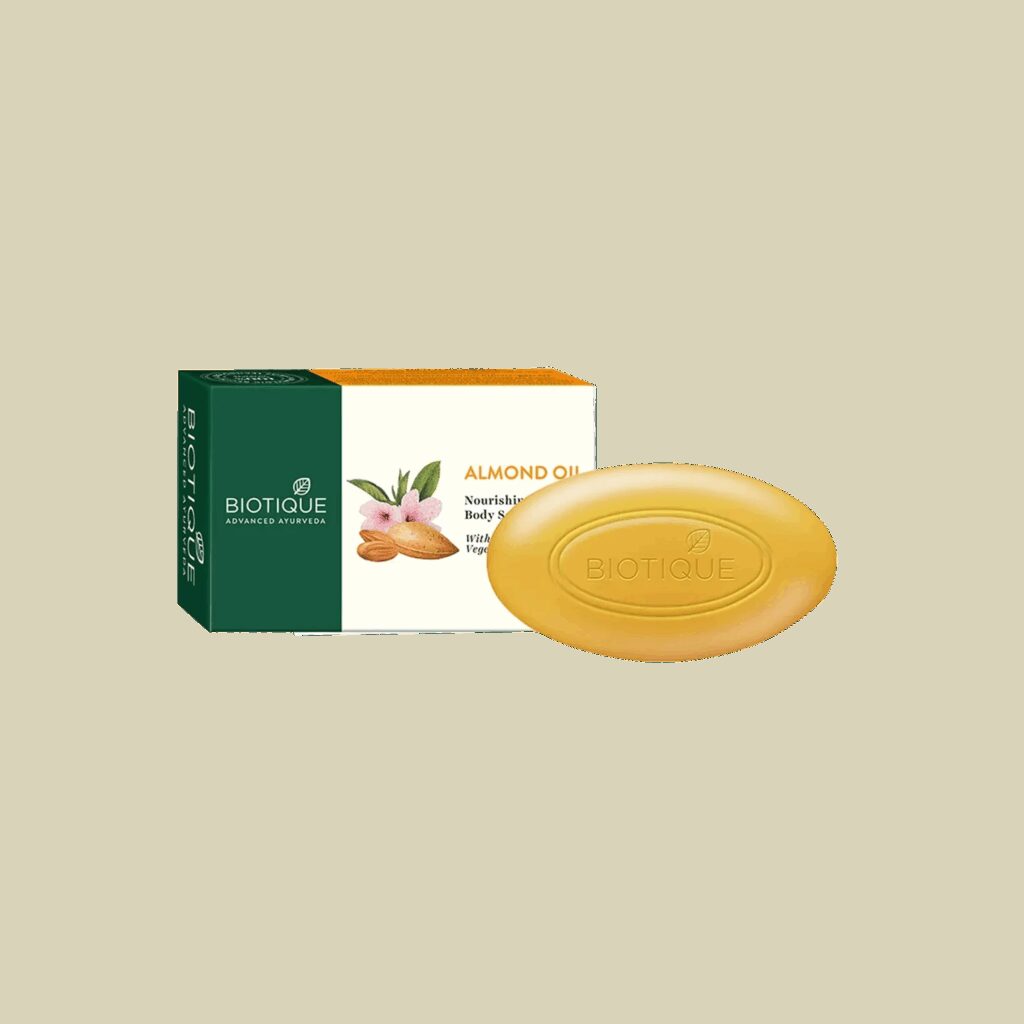 Biotique Bio Almond Oil Nourishing Body Soap - (75g) - Biotique
