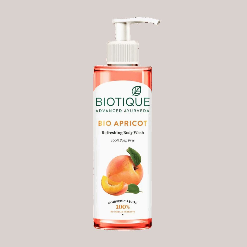 Biotique Bio Apricot Refreshing Body Wash (200ml) - Biotique