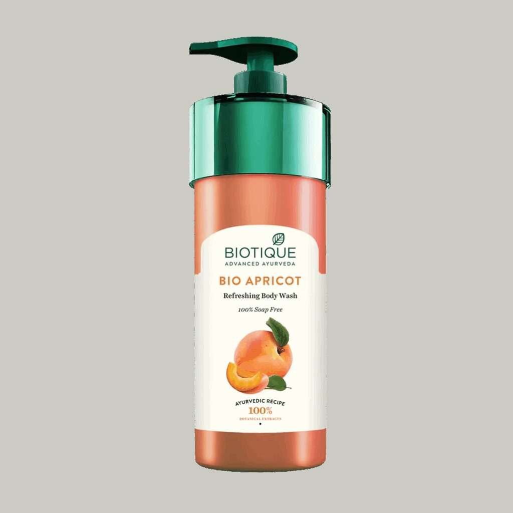 Biotique Bio Apricot Refreshing Body Wash (800ml) - Biotique