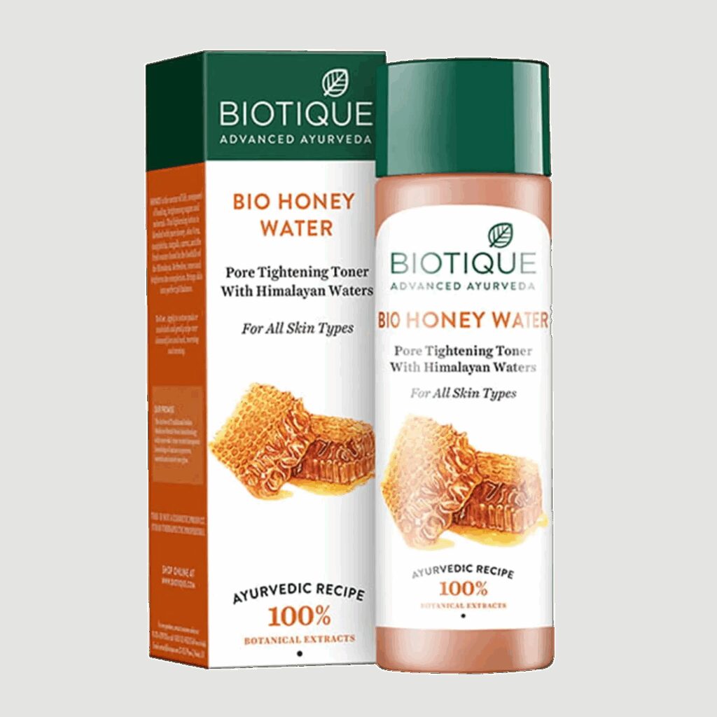 Biotique Bio Honey Water Pore Tightening Toner With Himalayan Waters - (120ml) - Biotique