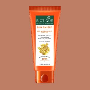 Biotique Bio Micro Gold Matte Cream Sunscreen SPF 30 - (100ml) - Biotique